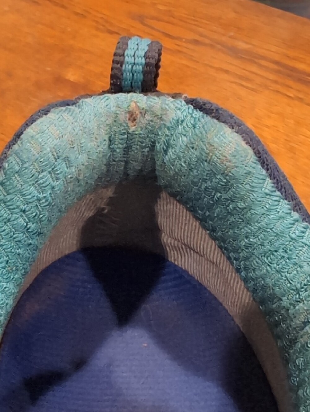 North Face Hedgehog Women’s Size 8.5 Teal & Navy Trail Hiking Shoes - Picture 6 of 9